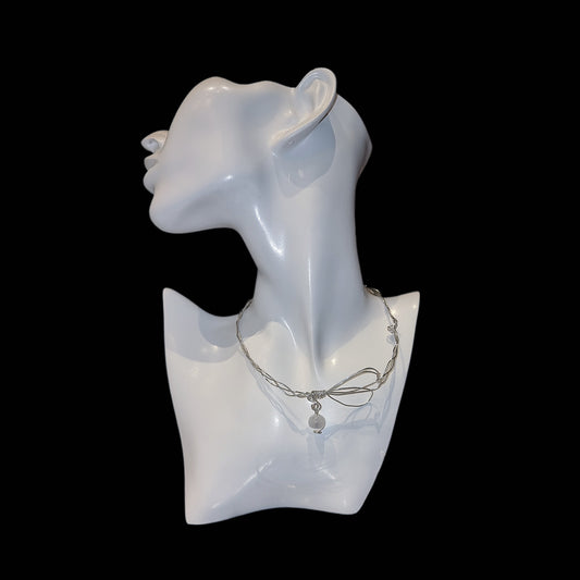 Natural stone for wire necklace