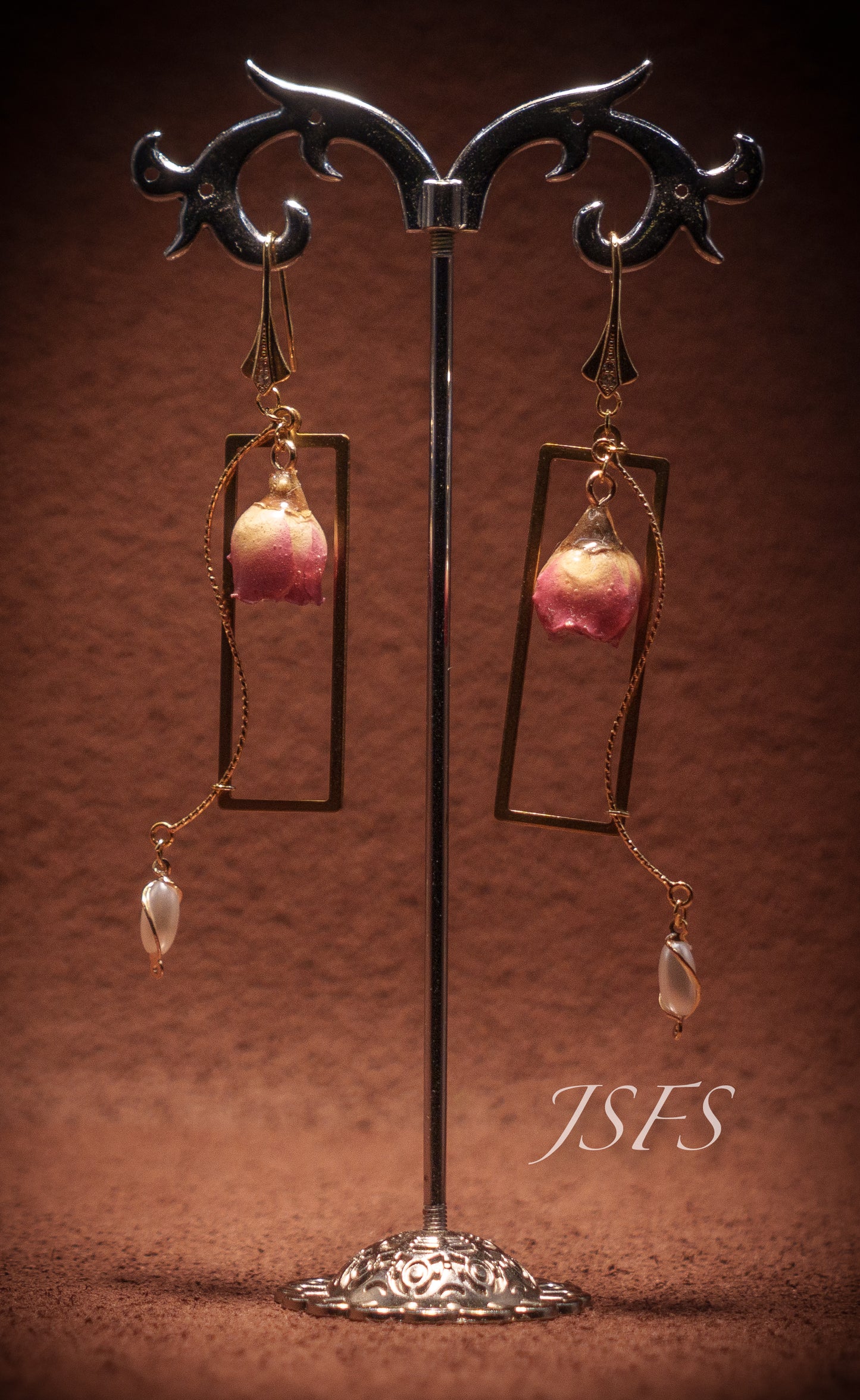 Earrings "Tender reverence"