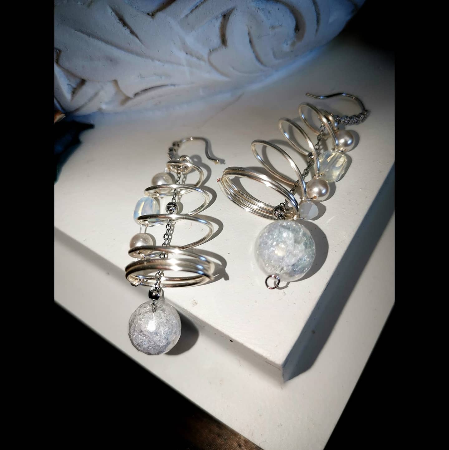 The earrings "Spiral"